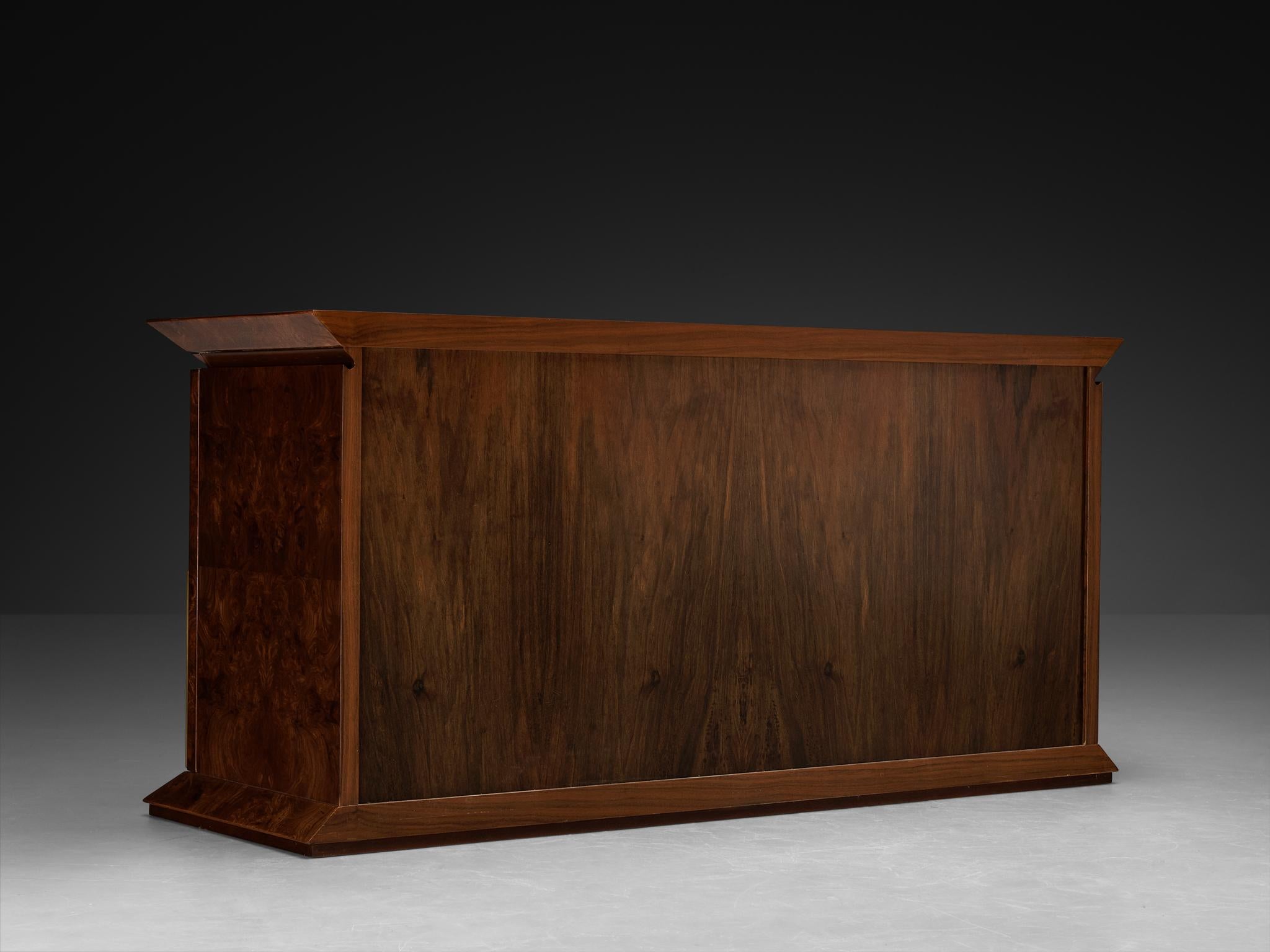 Luciano Frigerio Sideboard aus Messing und Holz im Angebot 4