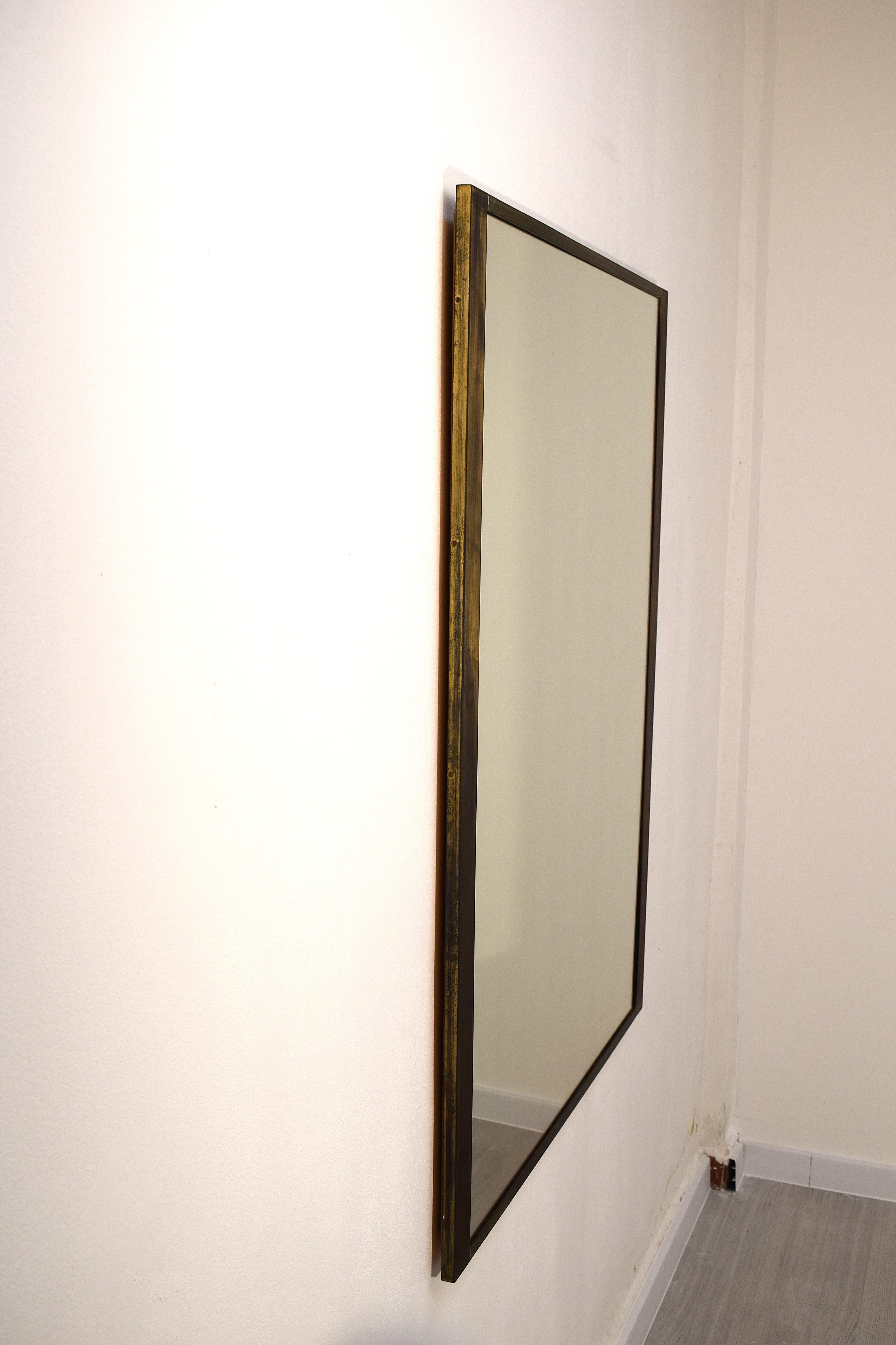 Luciano Frigerio - Miroir en laiton, 1970 en vente 7