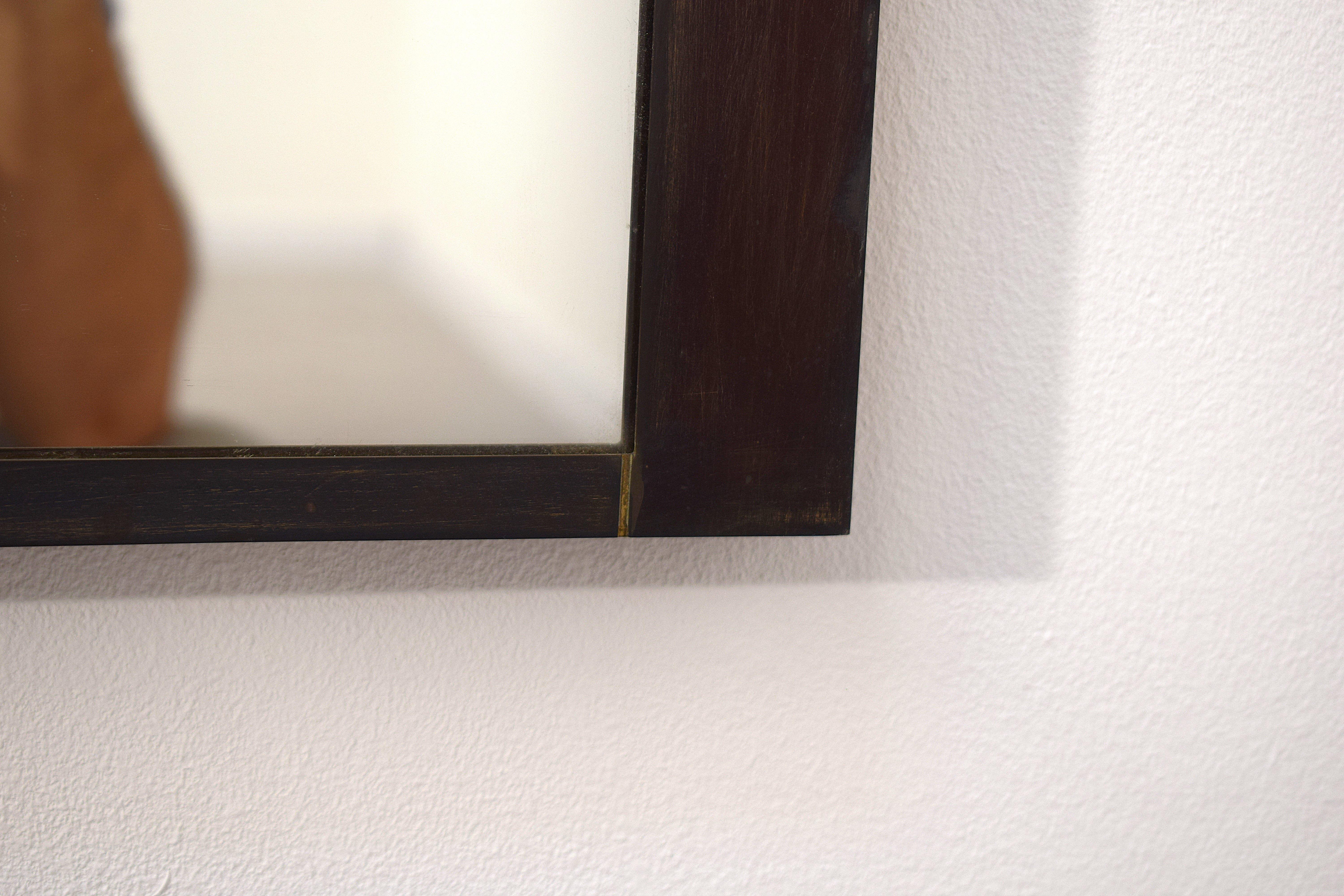 Luciano Frigerio - Miroir en laiton, 1970 en vente 2