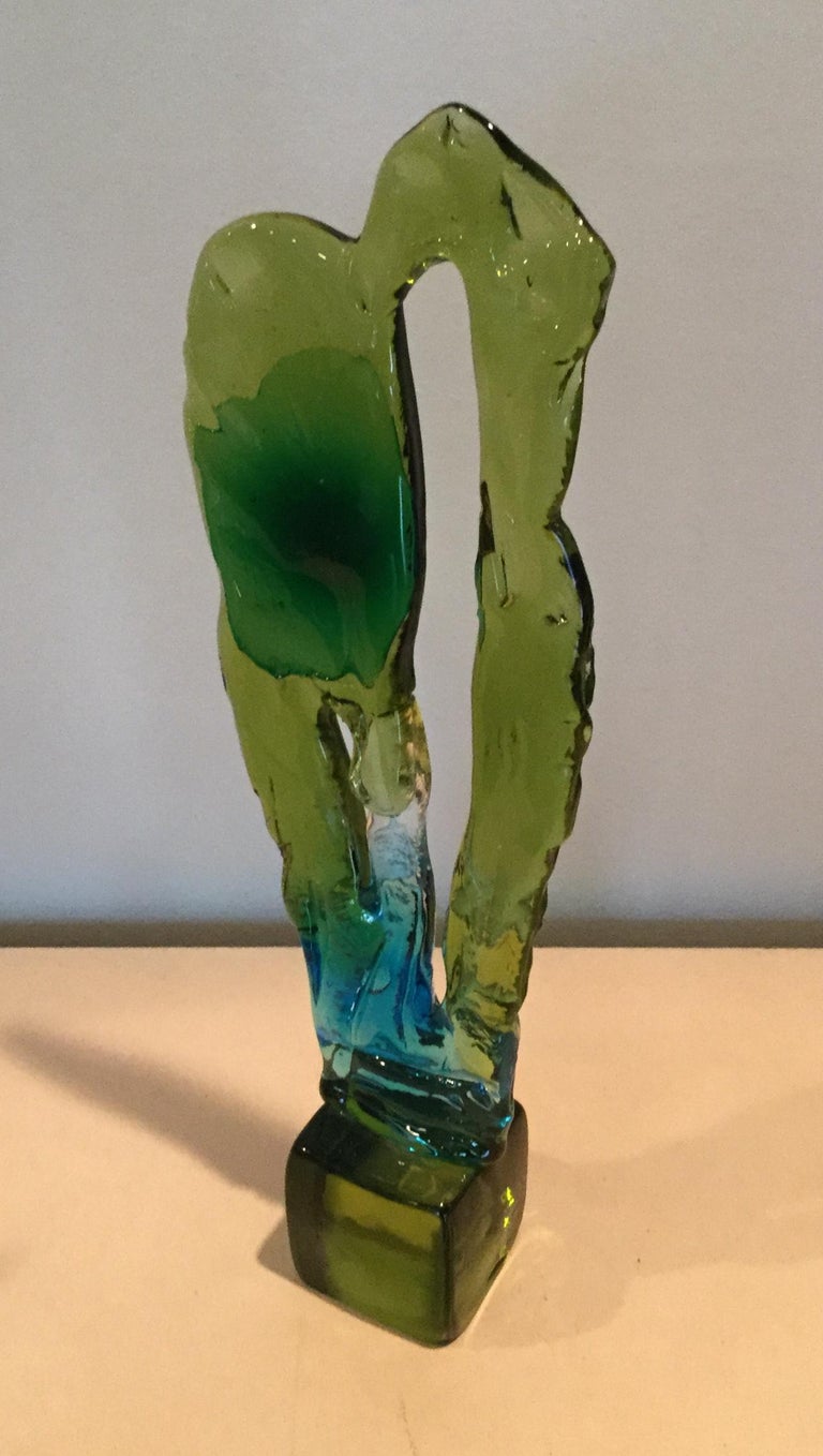Luciano Gaspari for Salviati Large Murano Glass Sculpture For Sale at