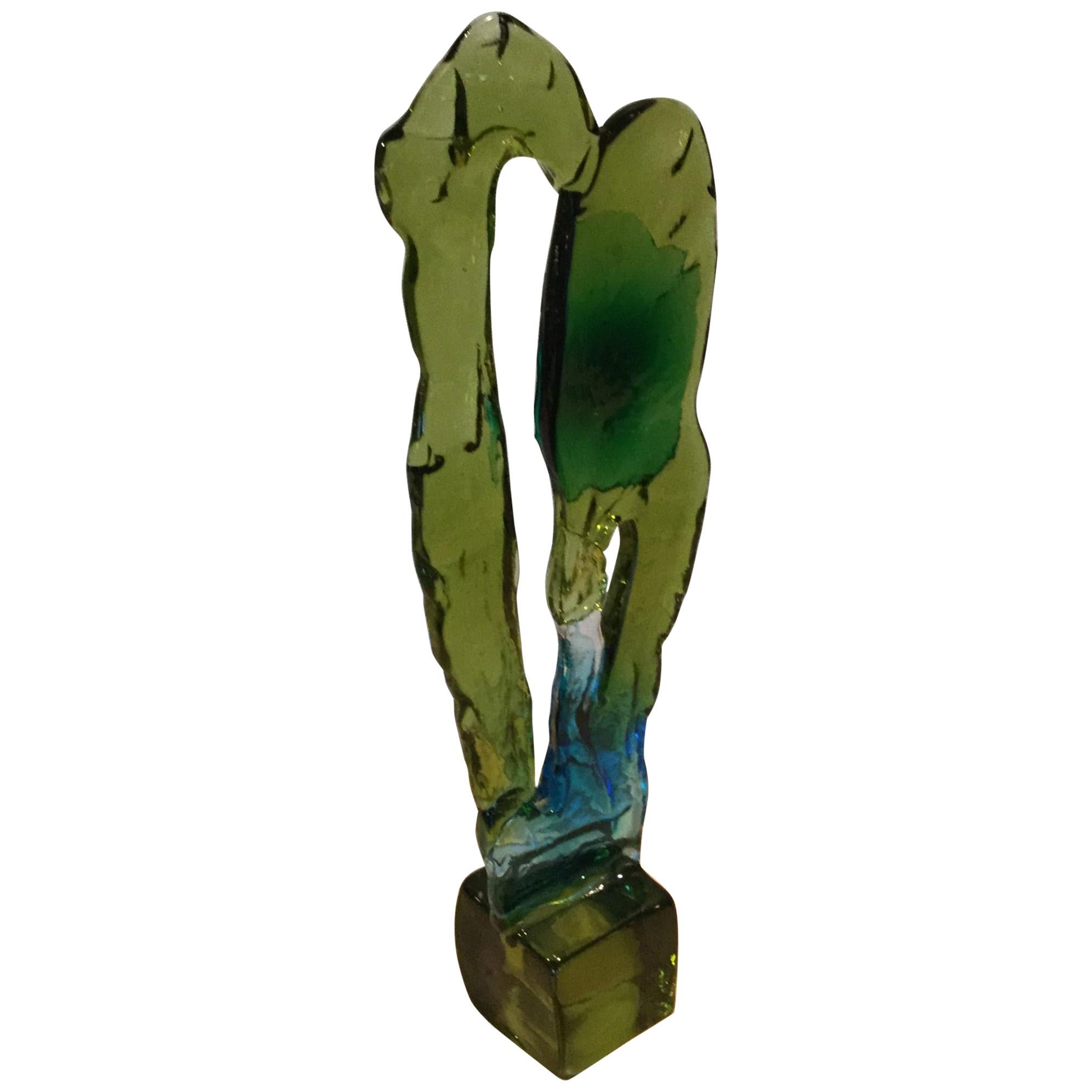 Luciano Gaspari for Salviati Large Murano Glass Sculpture For Sale at