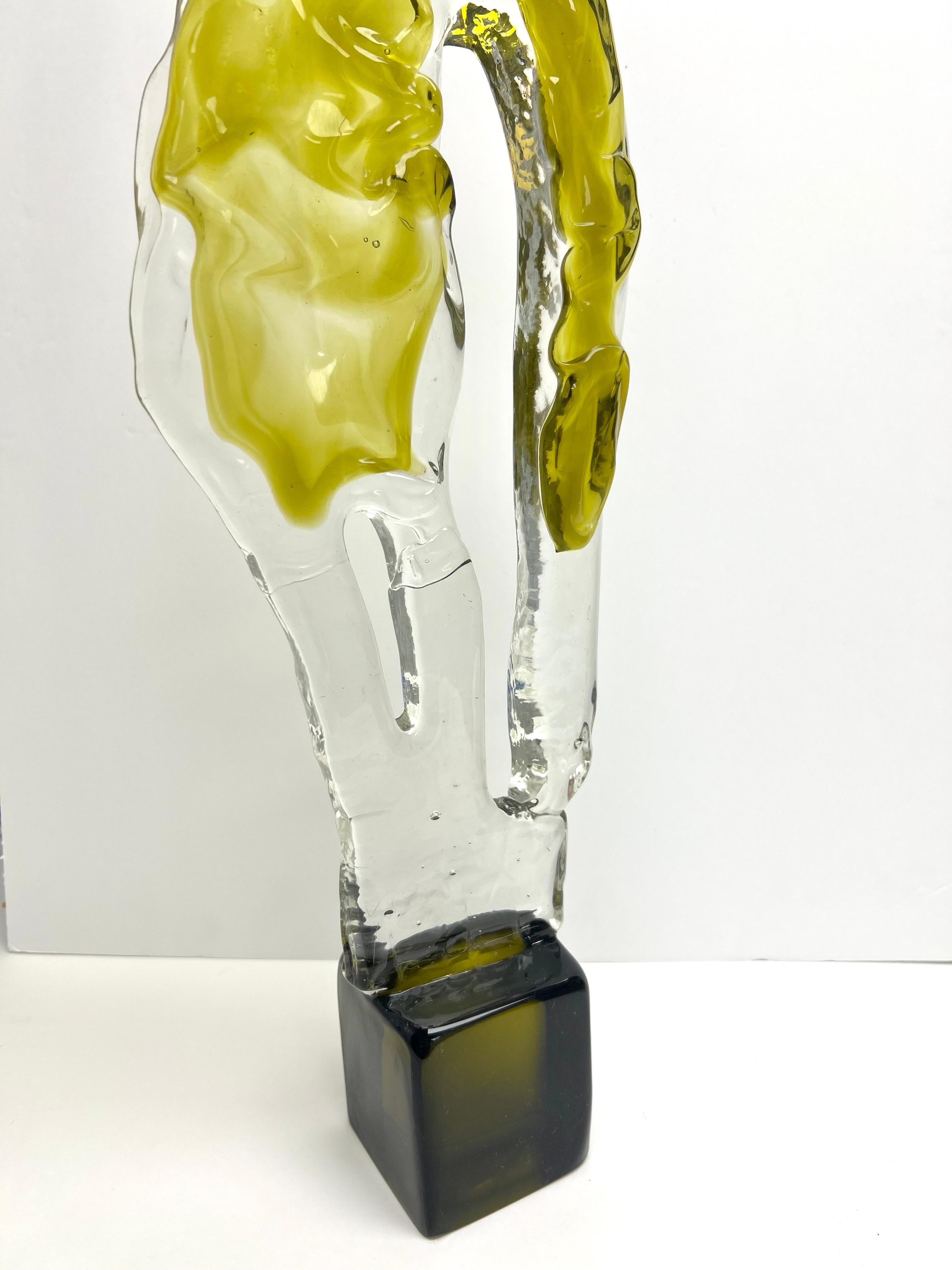 Luciano Gaspari for Salviati Murano Art Glass Sculpture, 1970s For Sale 5