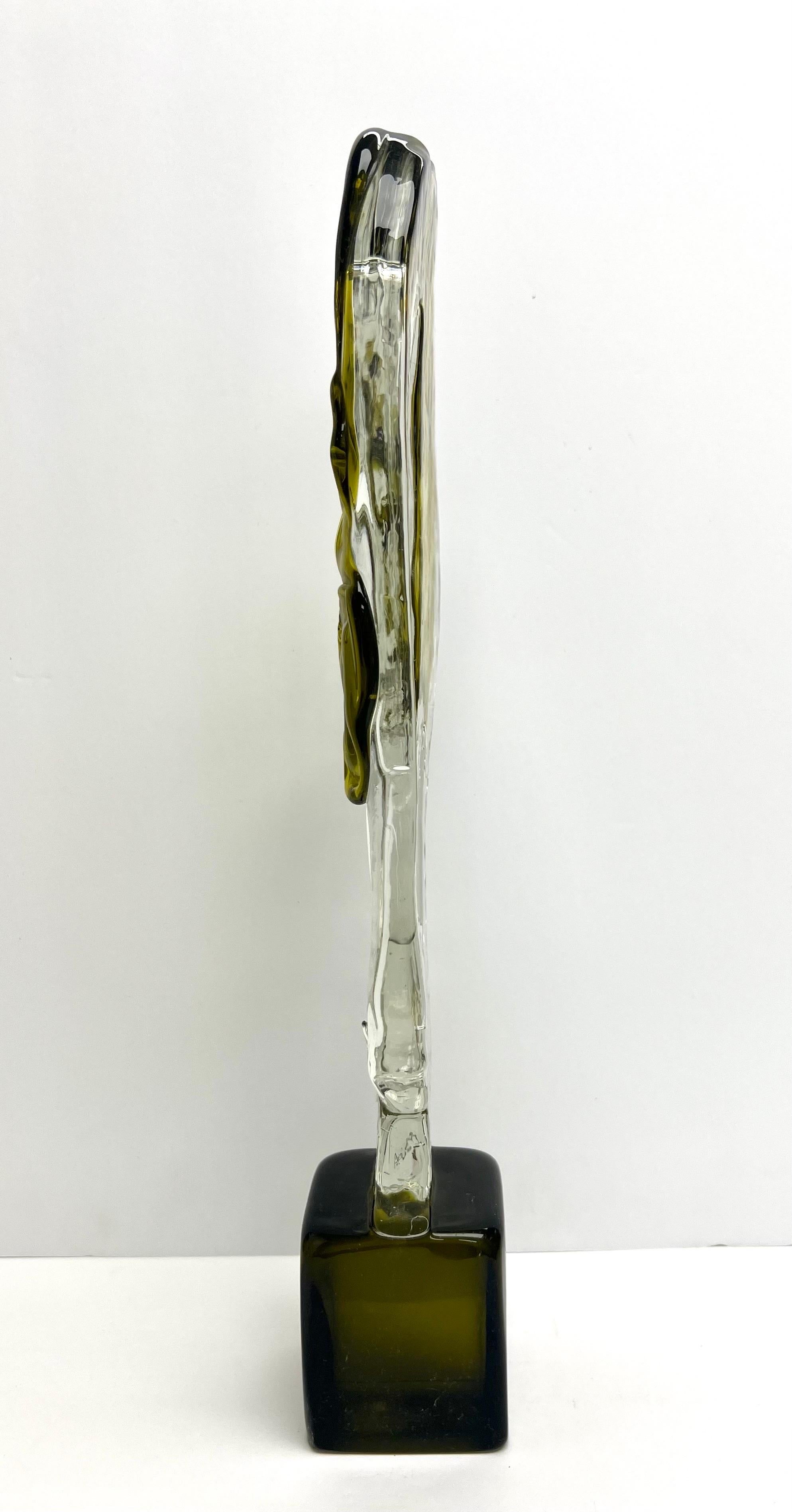 Luciano Gaspari für Salviati, Skulptur aus Murano-Kunstglas, 1970er-Jahre im Angebot 5