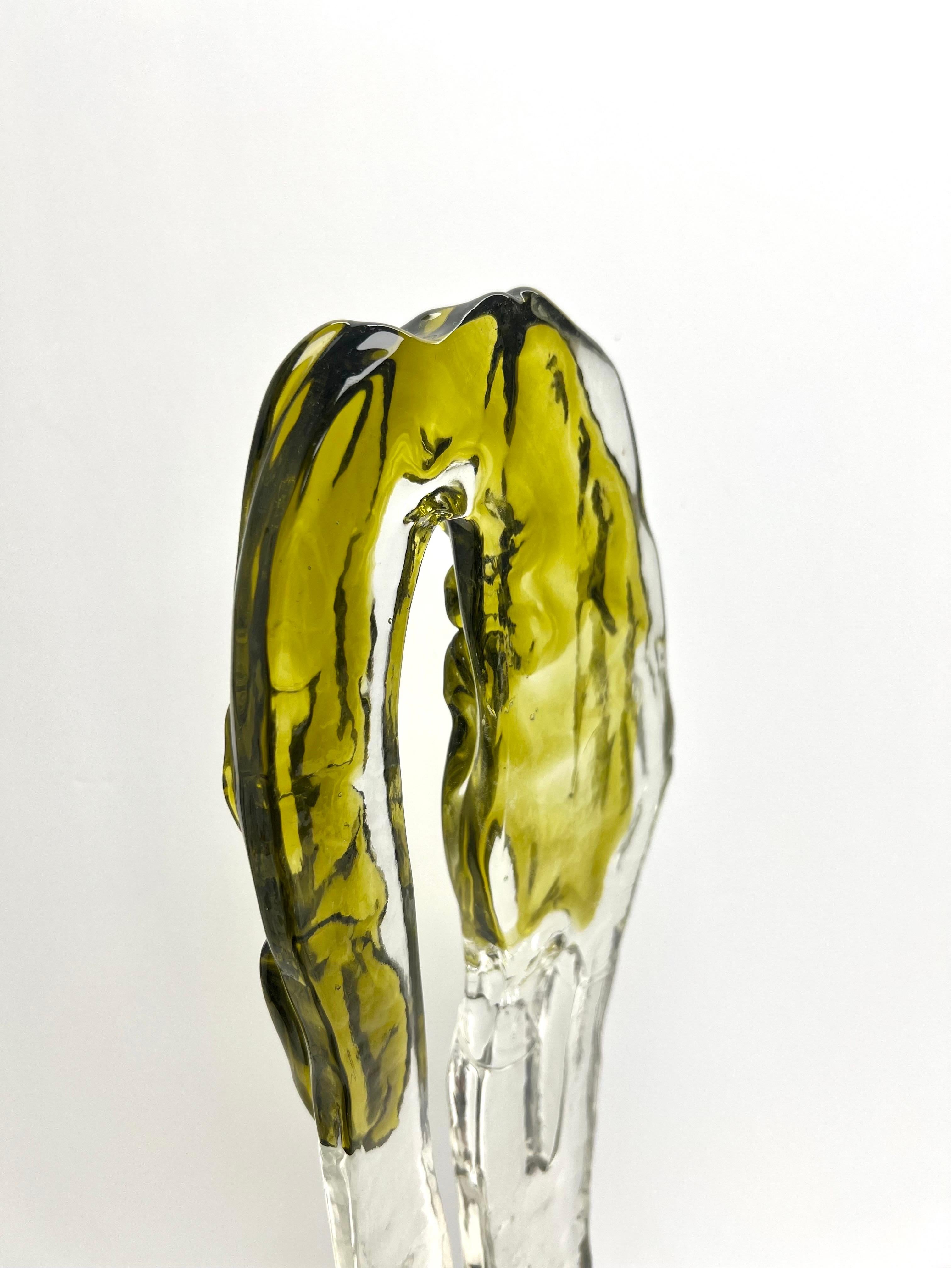 Luciano Gaspari für Salviati, Skulptur aus Murano-Kunstglas, 1970er-Jahre im Angebot 2