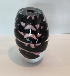 Luciano Gaspari for Salviati Murano Bands Vase