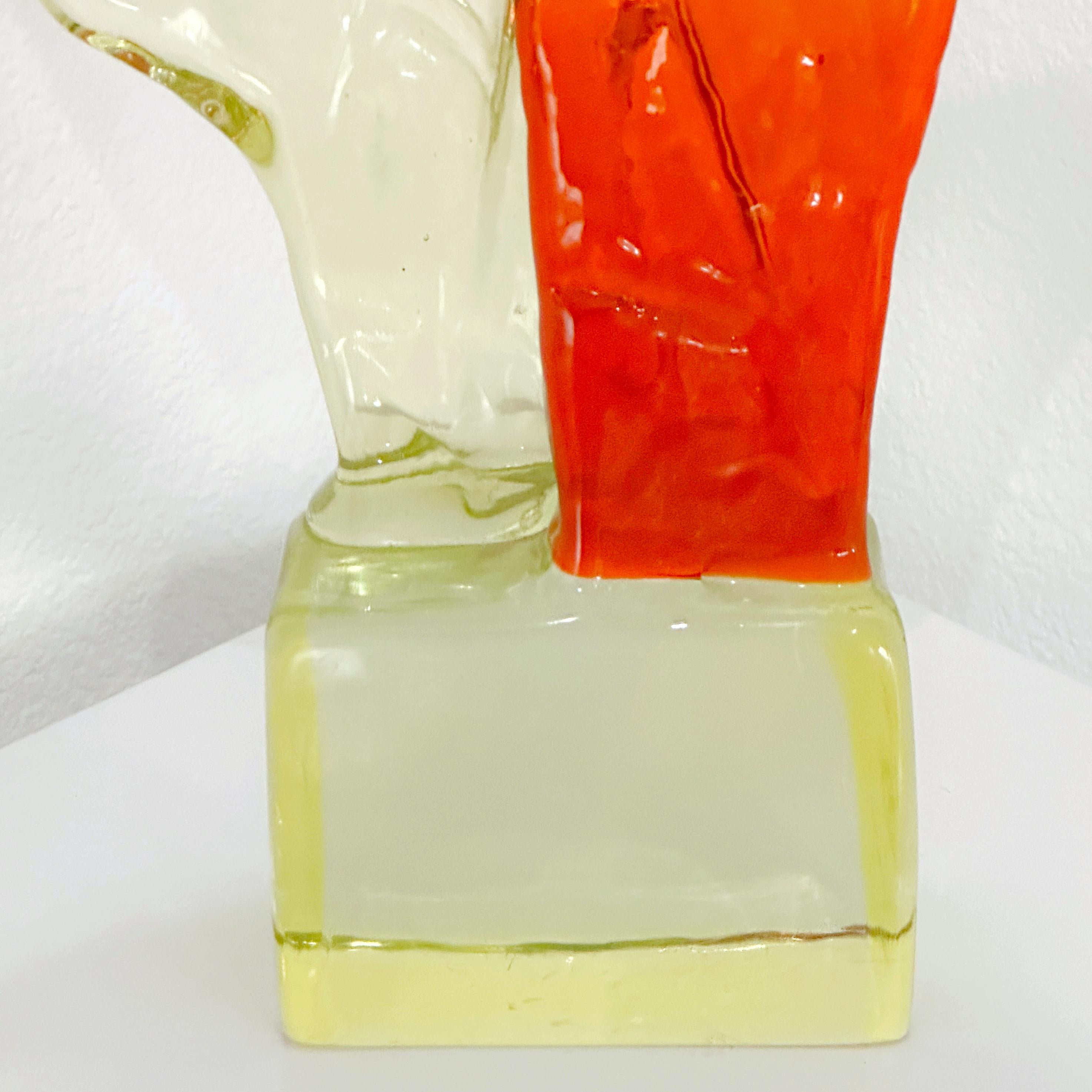 Luciano Gaspari for Salviati, Murano Italy Abstract Glass Sculpture, Ca 1960s 5