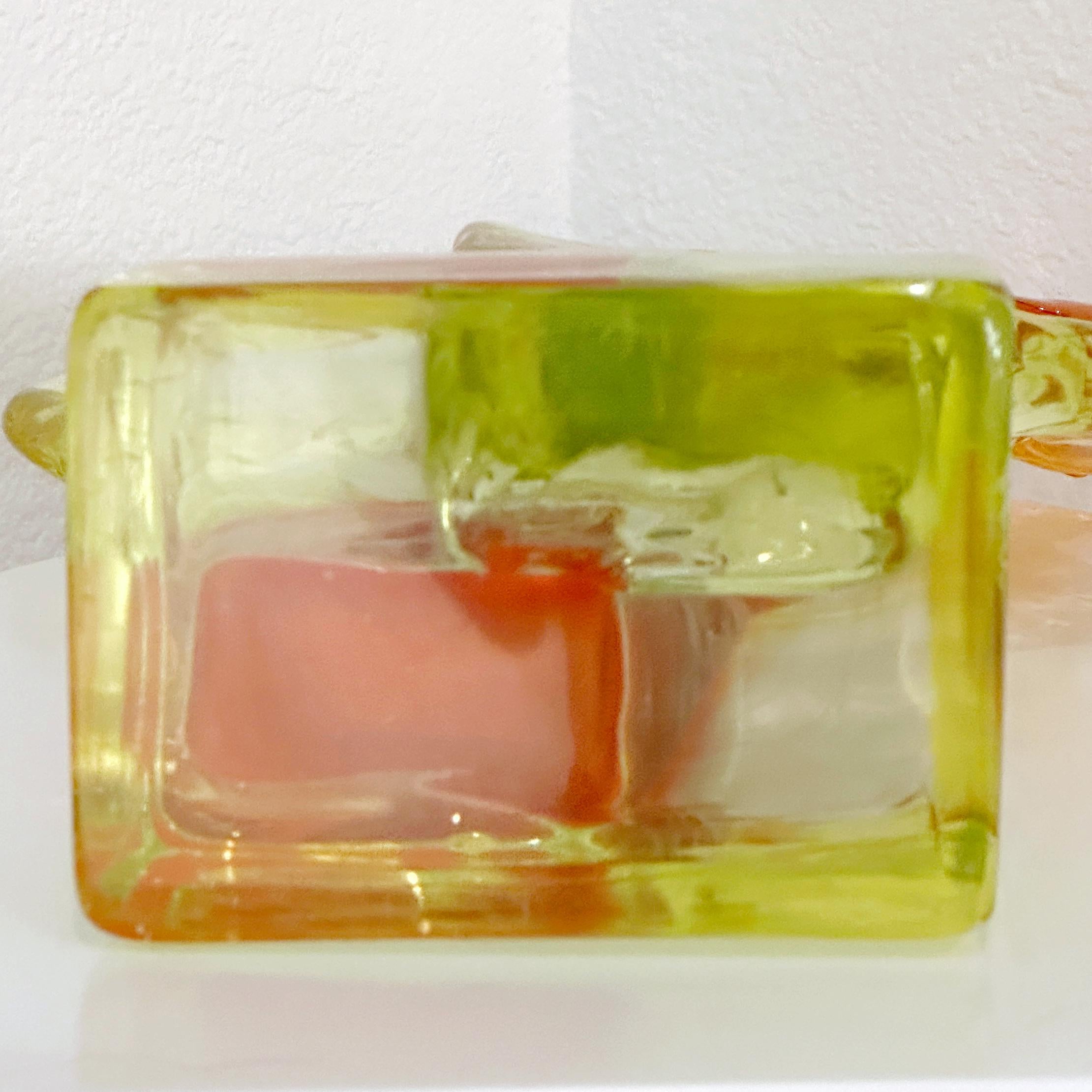 Luciano Gaspari for Salviati, Murano Italy Abstract Glass Sculpture, Ca 1960s 7