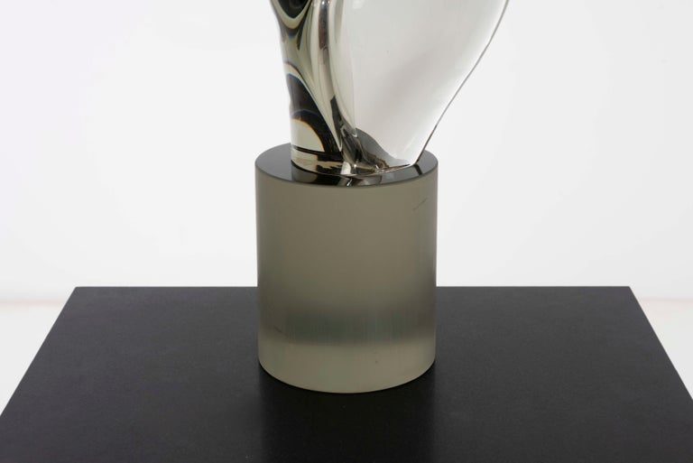 Luciano Gaspari Glass Bird Sculpture For Sale 3