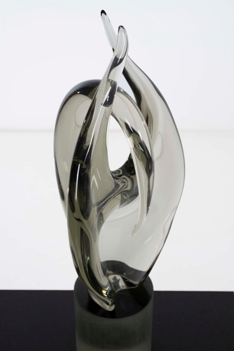 Luciano Gaspari Glass Bird Sculpture For Sale 5