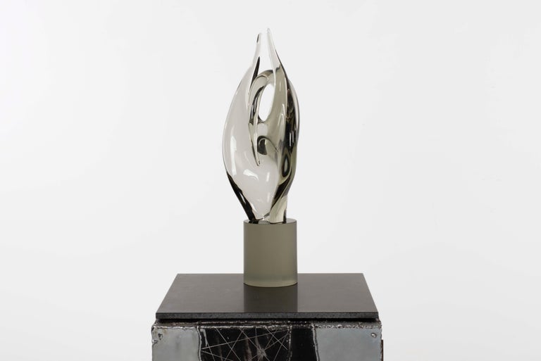 Luciano Gaspari Glass Bird Sculpture In Good Condition For Sale In Chicago, IL