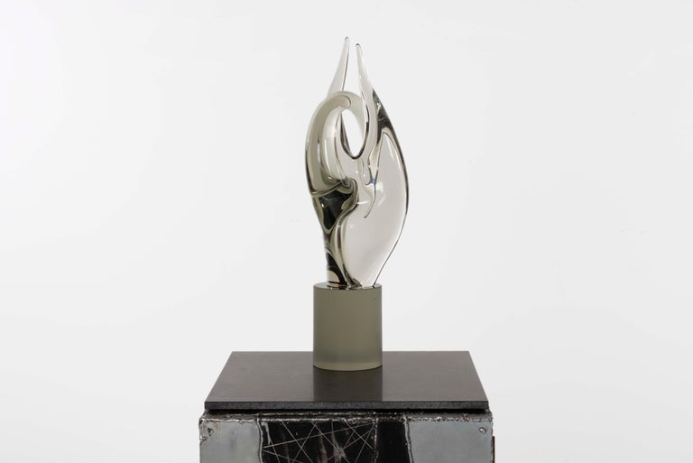 Luciano Gaspari Glass Bird Sculpture For Sale 2