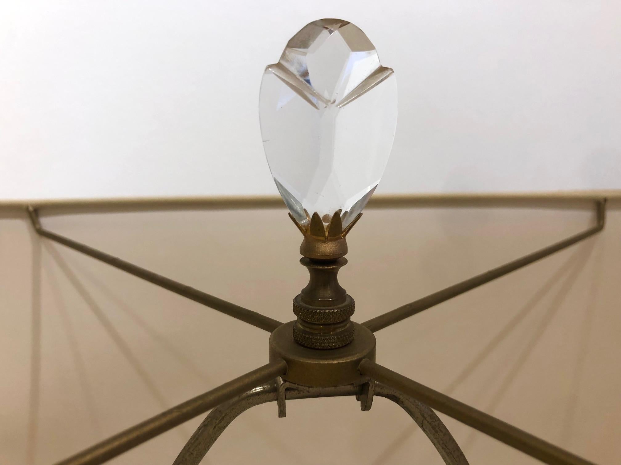 Luciano Gaspari Glasskulptur auf maßgefertigtem Lampensockel (Mitte des 20. Jahrhunderts) im Angebot