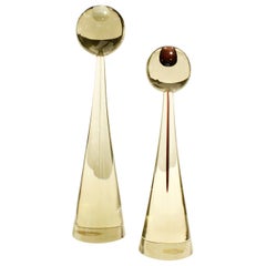 Luciano Gaspari Hand Blown "Elementi Luganari" Sculptures 1958 'Signed'