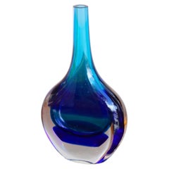 Luciano Gaspari Murano Glass Sommerso Glasvase, Italien 1960er Jahre