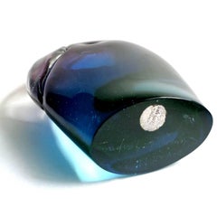 Luciano Gaspari Salviati Signed Murano Sommerso Italian Art Glass Toucan Bird