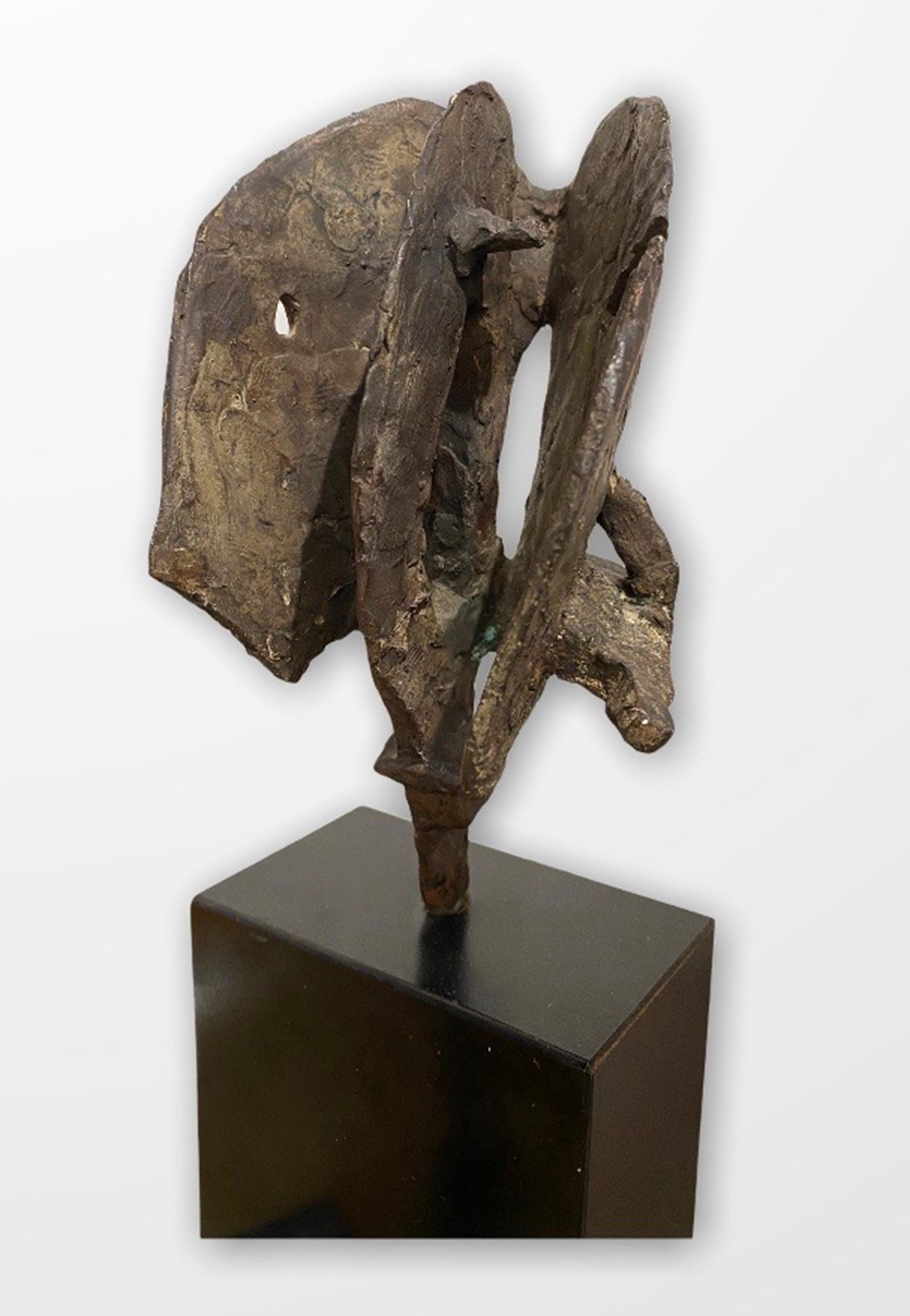 Piccolo Guerriero (Jeune guerrier) - Moderne Sculpture par Luciano Minguzzi