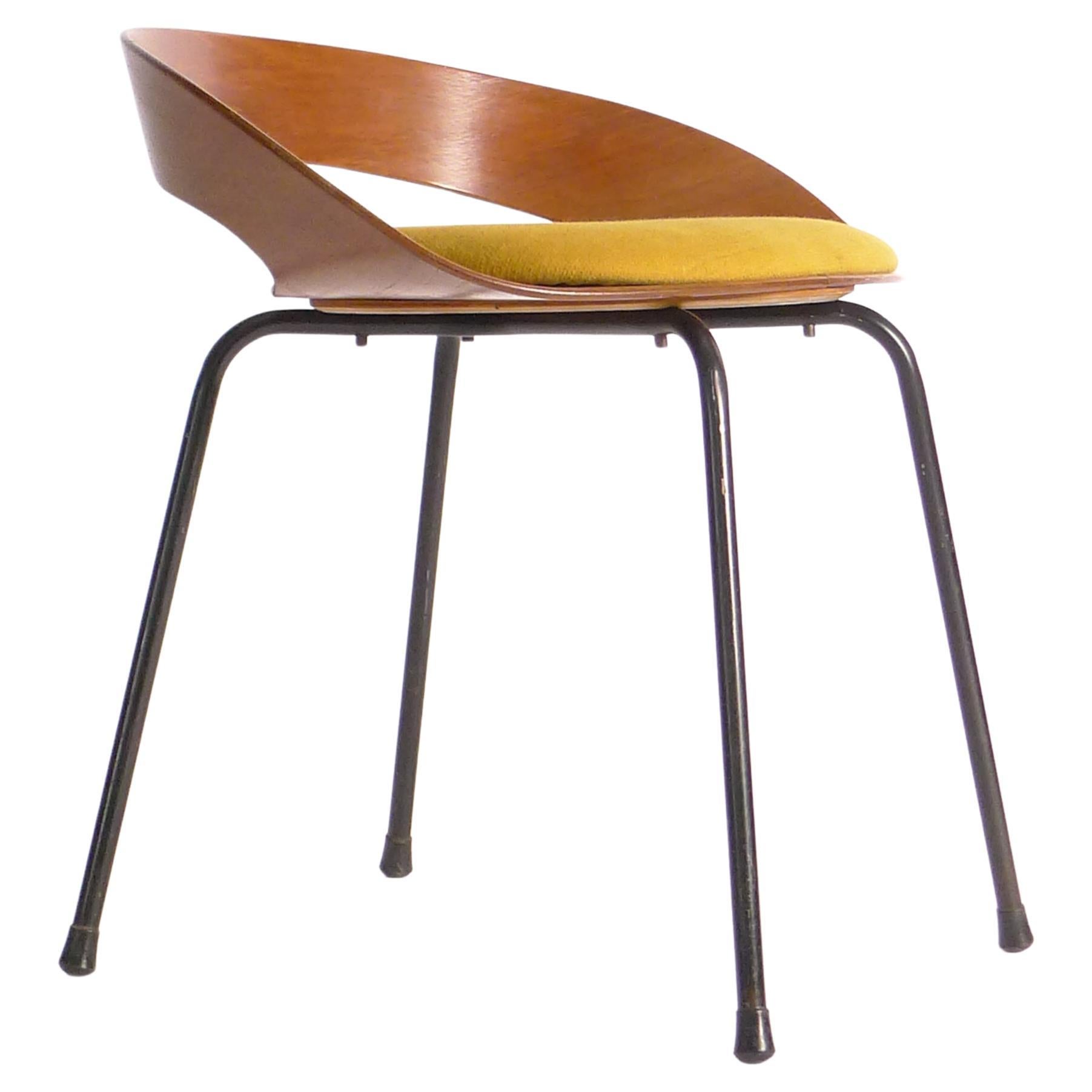 Mid-Century moderno Luciano Nustrini, Sedia PA1, design 1957, realizzata da Poltronova in vendita