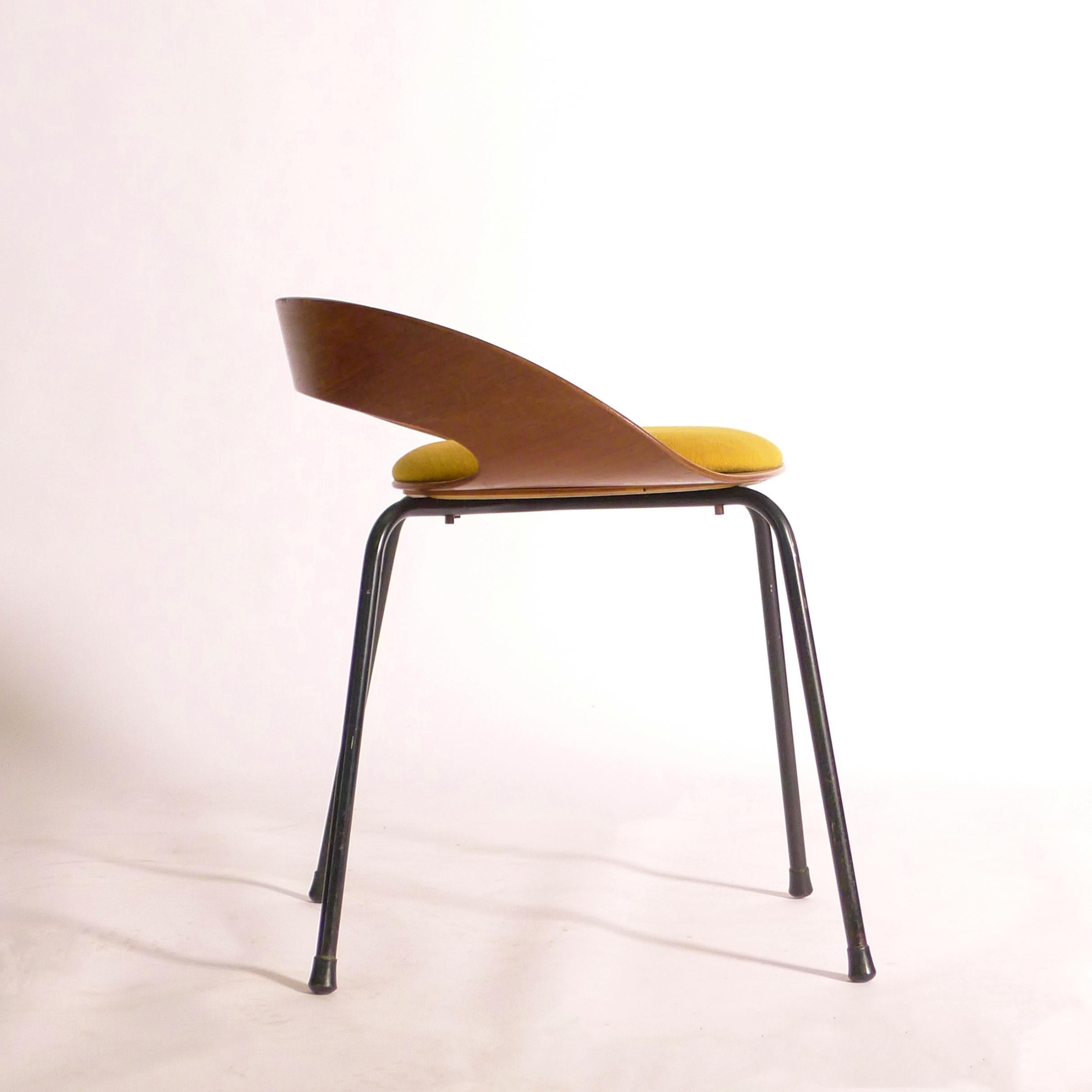 Metà XX secolo Luciano Nustrini, Sedia PA1, design 1957, realizzata da Poltronova in vendita