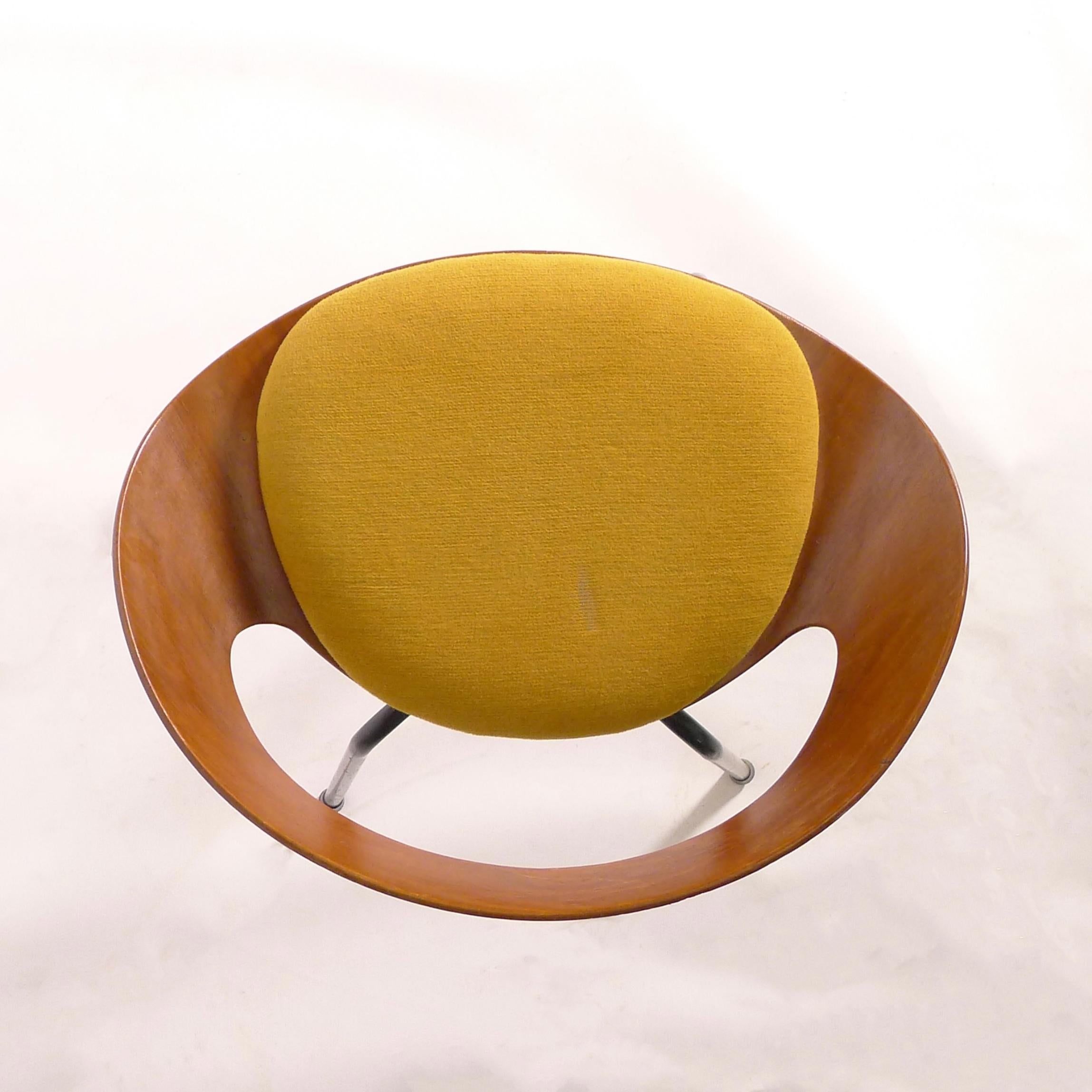 Acciaio Luciano Nustrini, Sedia PA1, design 1957, realizzata da Poltronova in vendita
