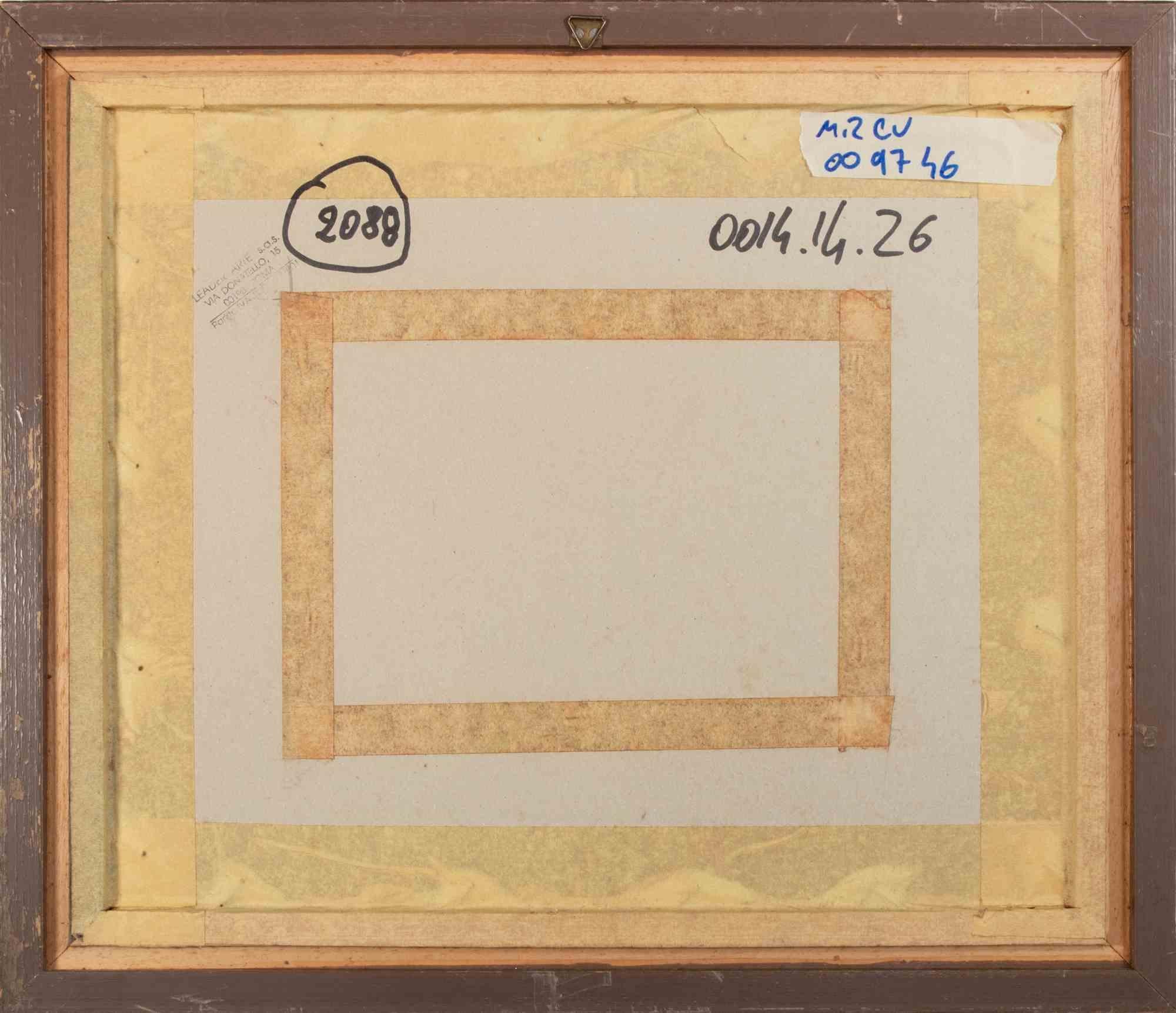 Die Taube - Gemälde von Luciano Schifano - 1980er Jahre im Angebot 3