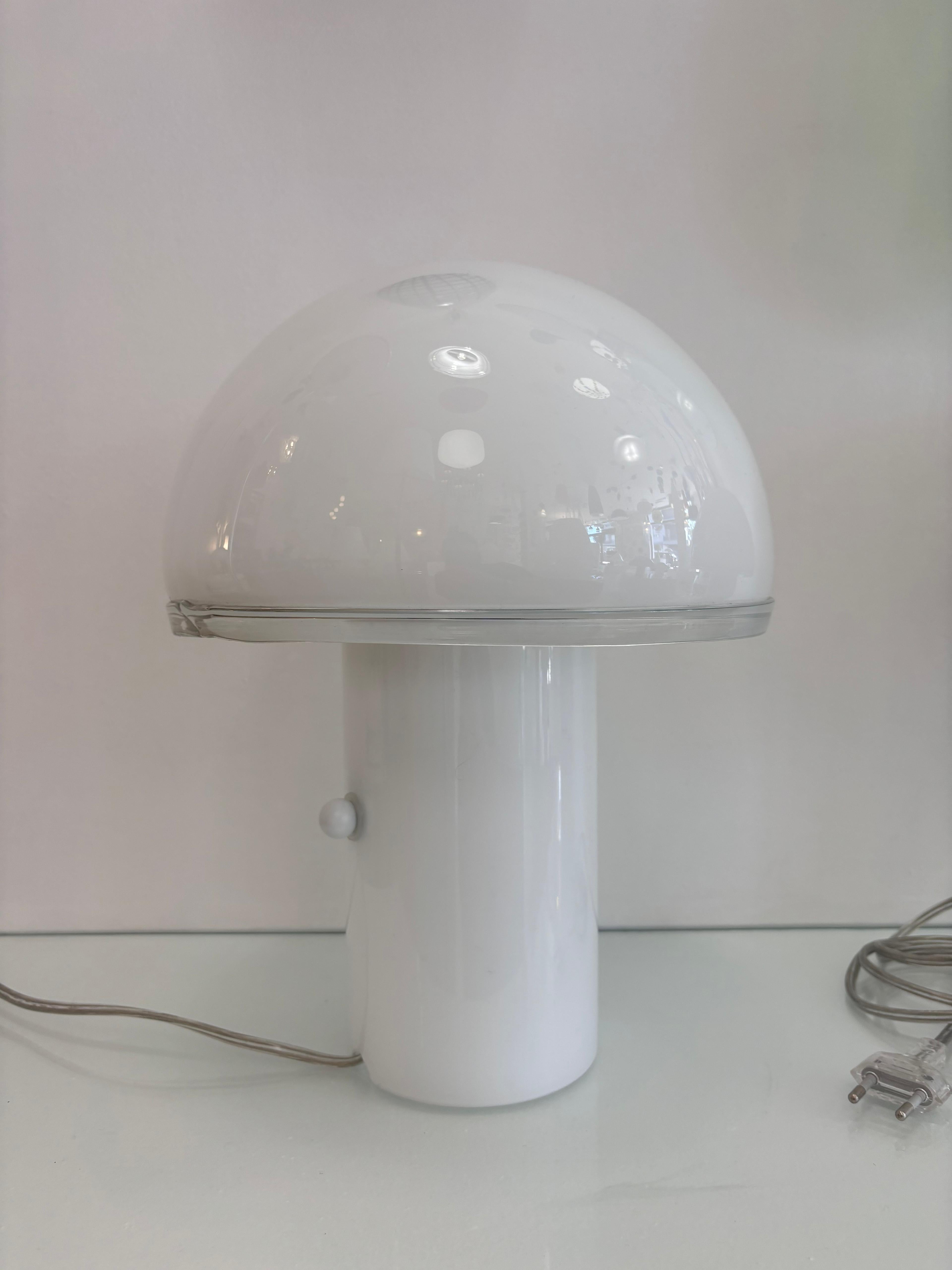 Luciano Vistosi for Artemide Pair of Table Lamp Onfale Medium 1970’s 2