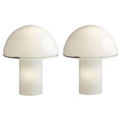 Luciano Vistosi for Artemide Pair of Table Lamp Onfale Medium 1970's