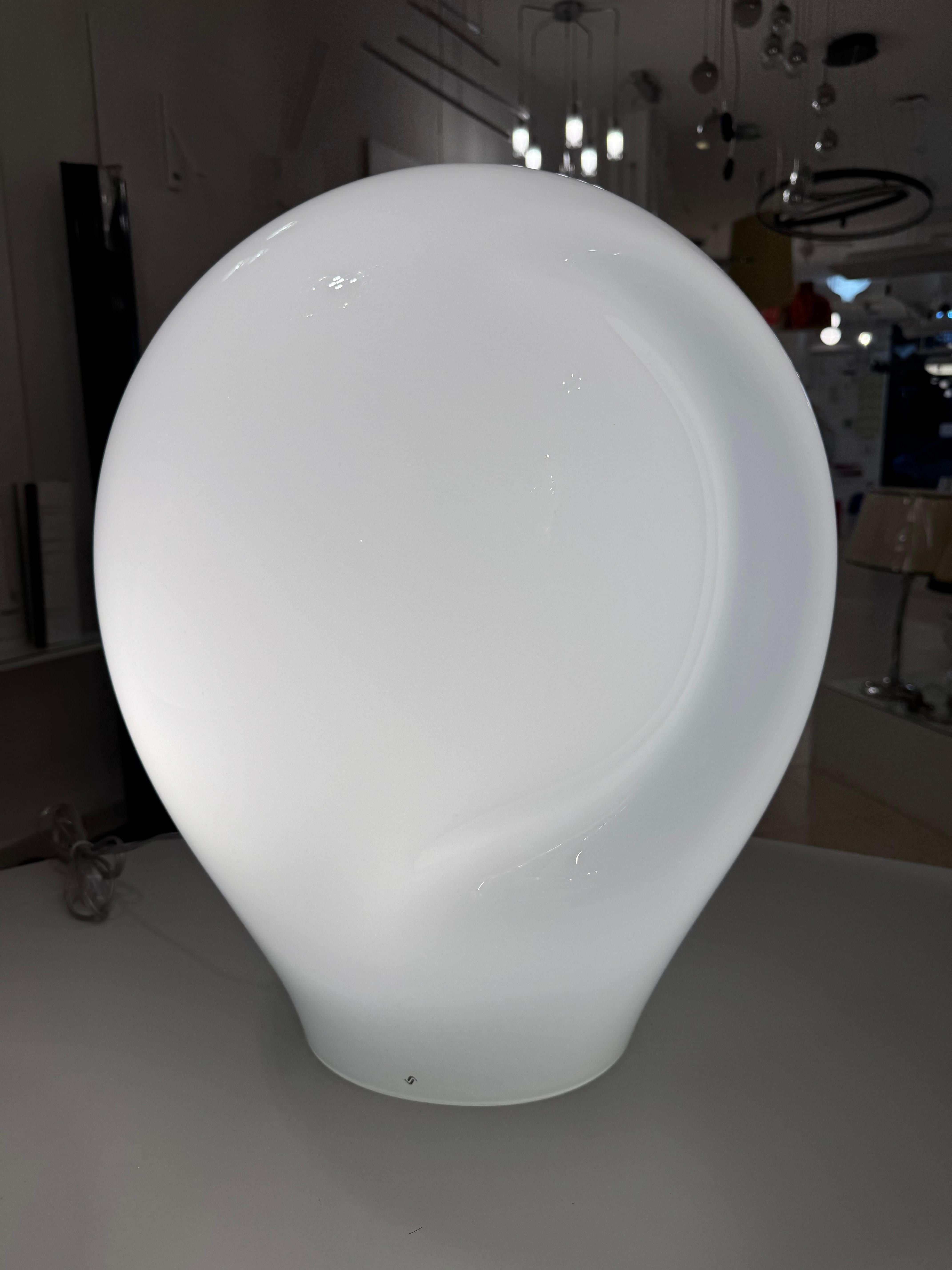 Luciano Vistosi Munega Table Lamp Grande vetro di murano Design , Anni '80 im Angebot 10