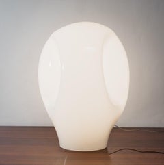 Luciano Vistosi Munega Table Lamp Large Murano Glass Design , 1980s