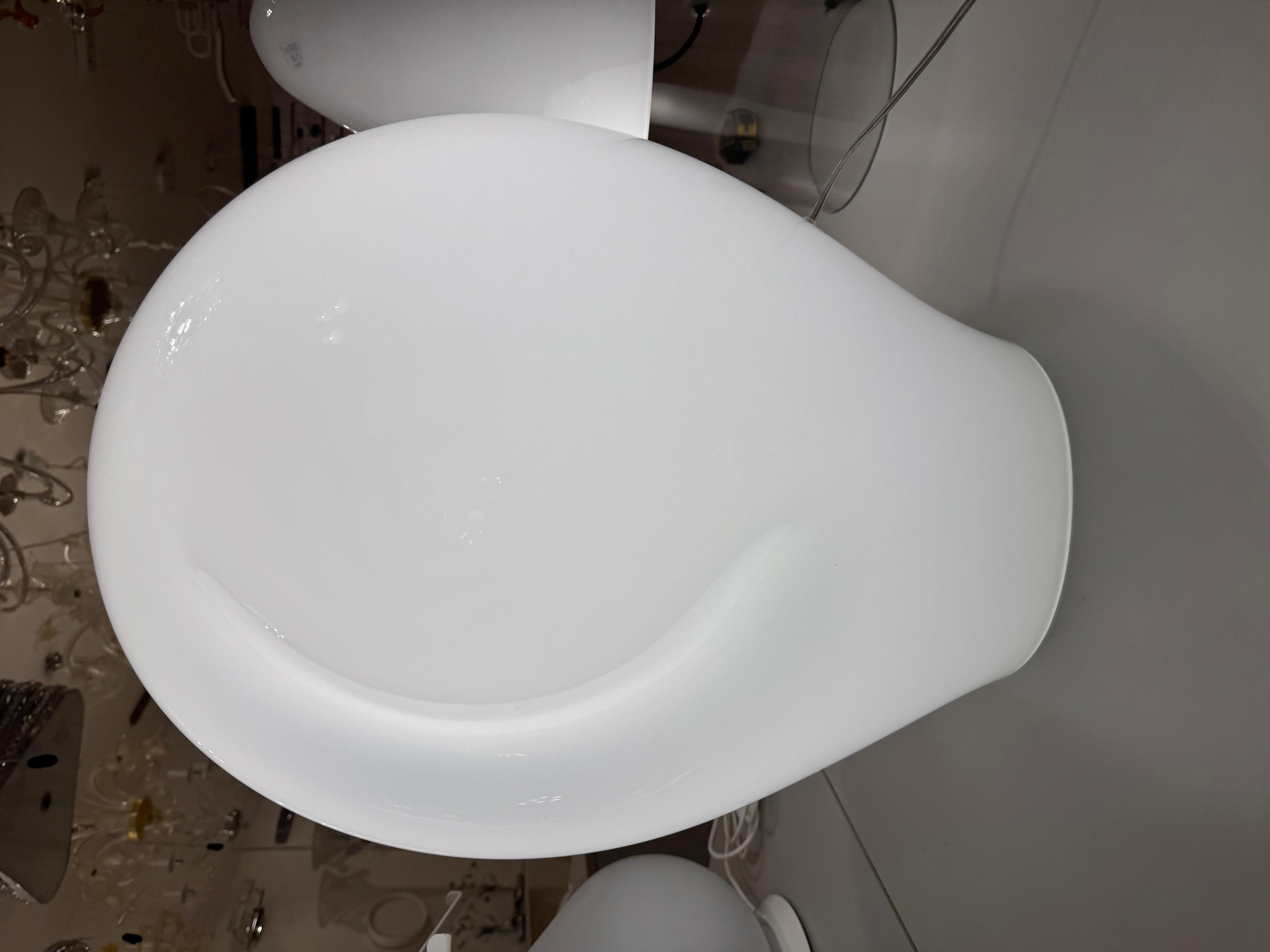 Luciano Vistosi Munega Table Lamp Grande vetro di murano Design , Anni '80 (Muranoglas) im Angebot