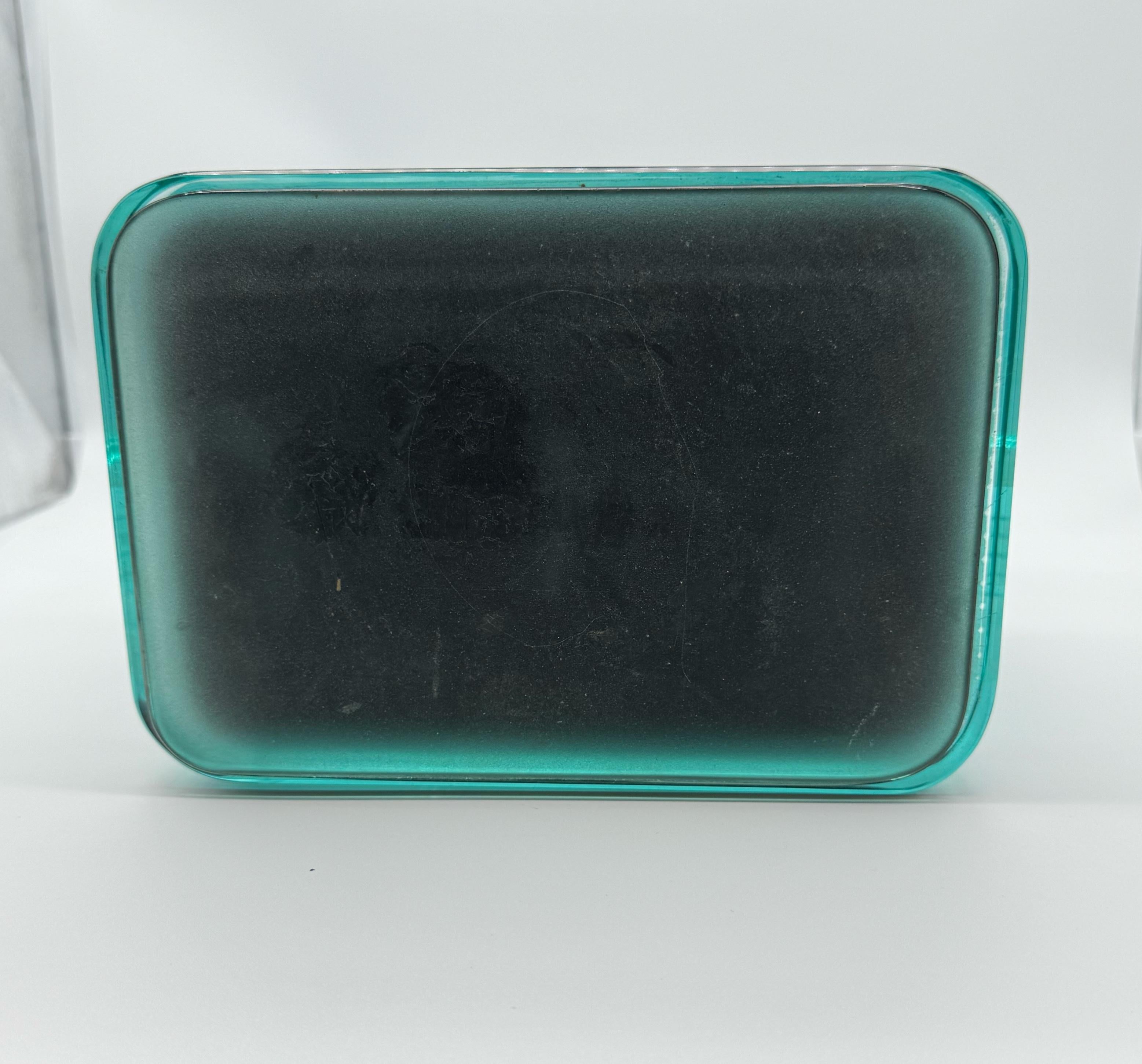 Luciano Vistosi Murano Kunstglas Architekturskulptur, signiert und datiert 1989 (Glaskunst) im Angebot