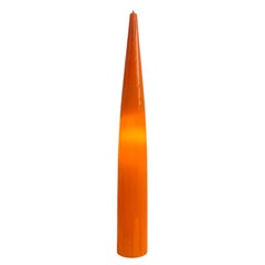 Luciano Vistosi Pendentif orange en verre
