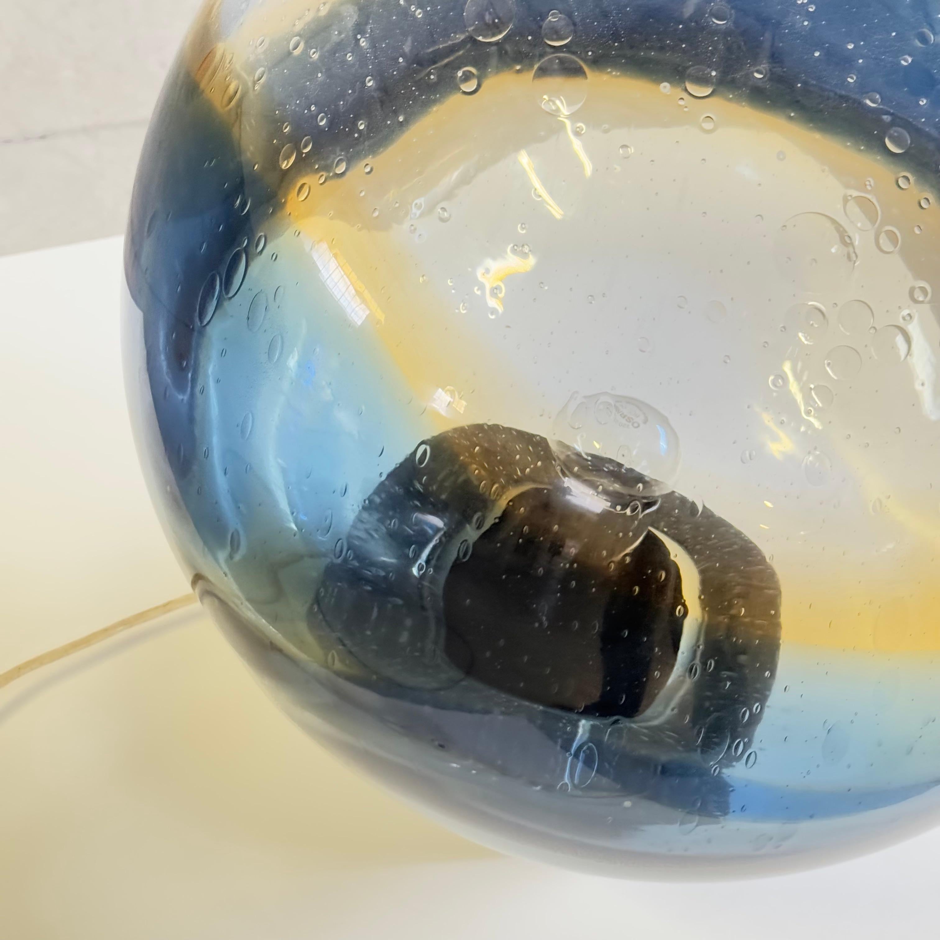 Luciano Vistosi Rare “Satellite” Table or Floor Lamp in Blown Murano Glass, 1970 en venta 8