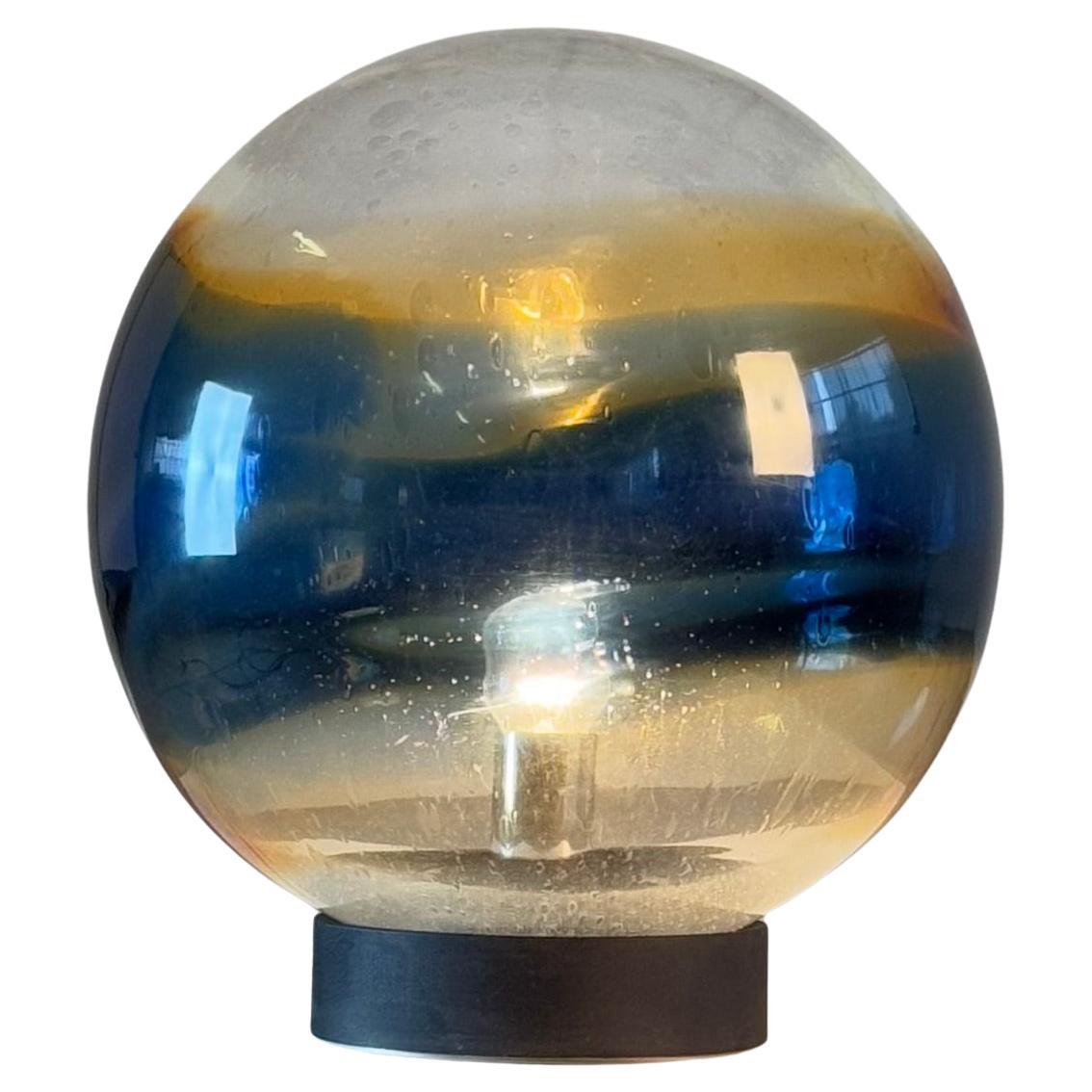 Luciano Vistosi Rare “Satellite” Table or Floor Lamp in Blown Murano Glass, 1970 en venta