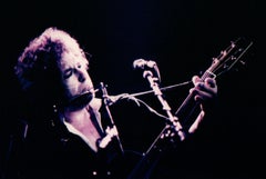 Bob Dylan Performing in Purple Vintage Original Photograph