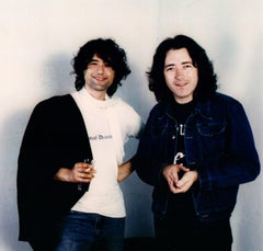 Candid Jimmy Page and Ron Gallagher Original Photograph
