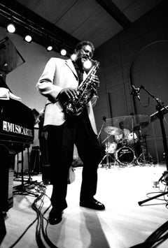 Charles McPherson Playing Saxophone on Stage Vintage Original Photograph