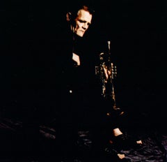 Chet Baker with Trumpet Vintage Original Photograph