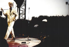 David Bowie on Stage in Color Vintage Original Photograph