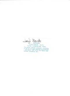 Jeff Beck Playing Guitar on Stage Vintage Original Photograph