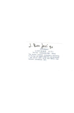 Jon Bon Jovi Posed in Sunglasses Vintage Original Photograph