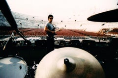 Lou Reed Sound Check in Empty Stadium Vintage Original Photograph