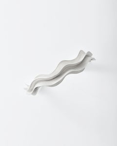 Bracciale ondulato Lucid Cuff in argento di Aur Studio