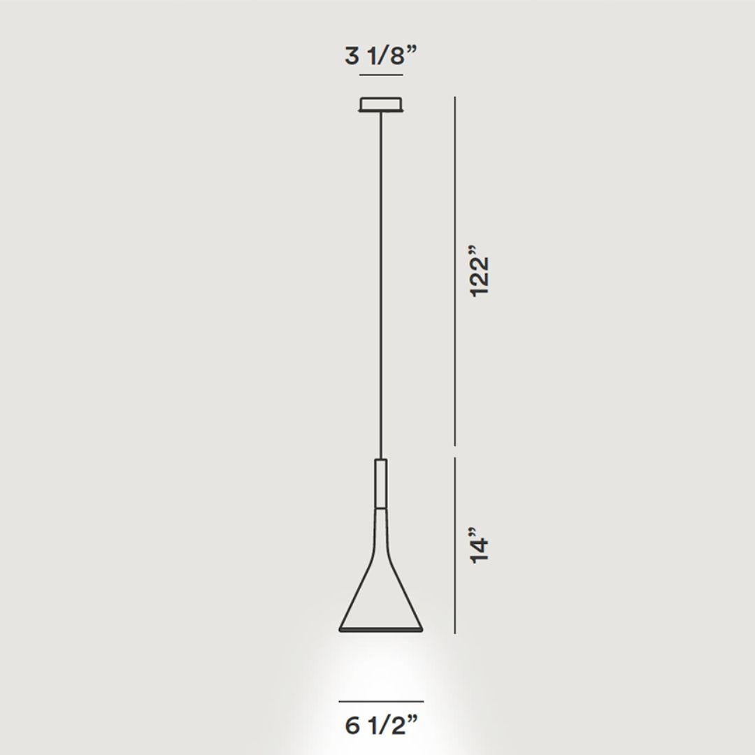 Lucidi & Pevere 'Aplomb' lampe suspendue en béton rouge brique pour Foscarini en vente 1
