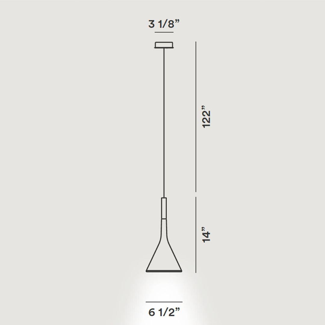 Lucidi & Pevere ‘Aplomb’ Concrete Pendant Lamp in White for Foscarini For Sale 1