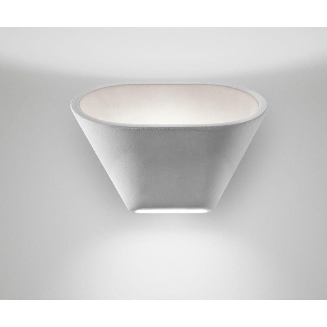 Lucidi & Pevere Hand-Poured ‘Aplomb’ Concrete Wall Lamp in Grey for Foscarini For Sale 4