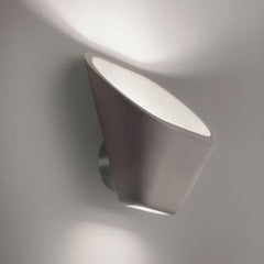 Lucidi & Pevere Hand-Poured ‘Aplomb’ Concrete Wall Lamp in Maroon for Foscarini