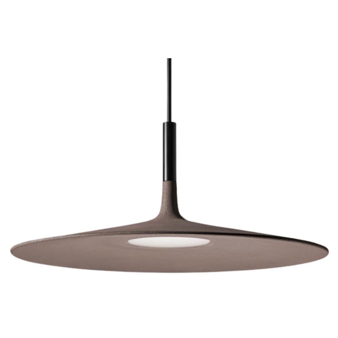 Lucidi & Pevere Large ‘Aplomb’ Concrete Pendant Lamp in Grey for Foscarini For Sale 5
