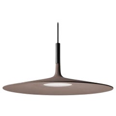 Lucidi & Pevere Large ‘Aplomb’ Concrete Pendant Lamp in Maroon for Foscarini