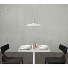 Lucidi & Pevere Large ‘Aplomb’ Concrete Pendant Lamp in White for Foscarini