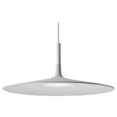 Lucidi & Pevere Gran Lámpara Colgante de Hormigón "Aplomb" Blanca para Foscarini